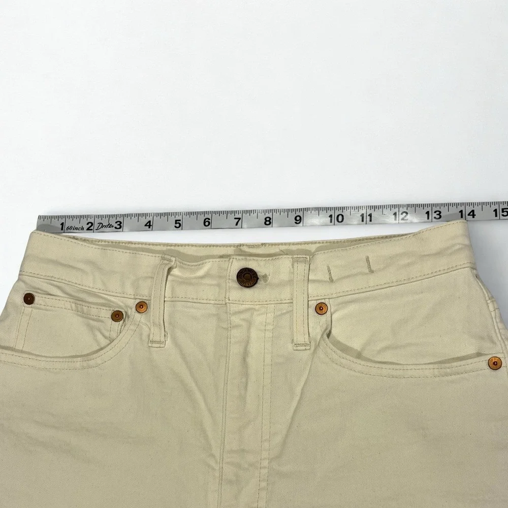 Madewell Balloon Jeans In Vintage Canvas Wash Size 27 Inseam 26" High Rise - Picture 10 of 16